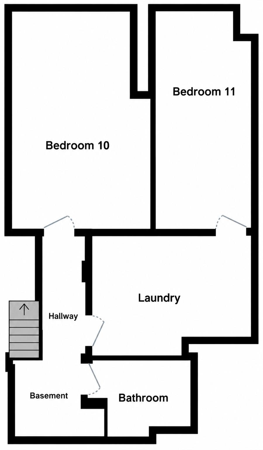 Basement floor plan